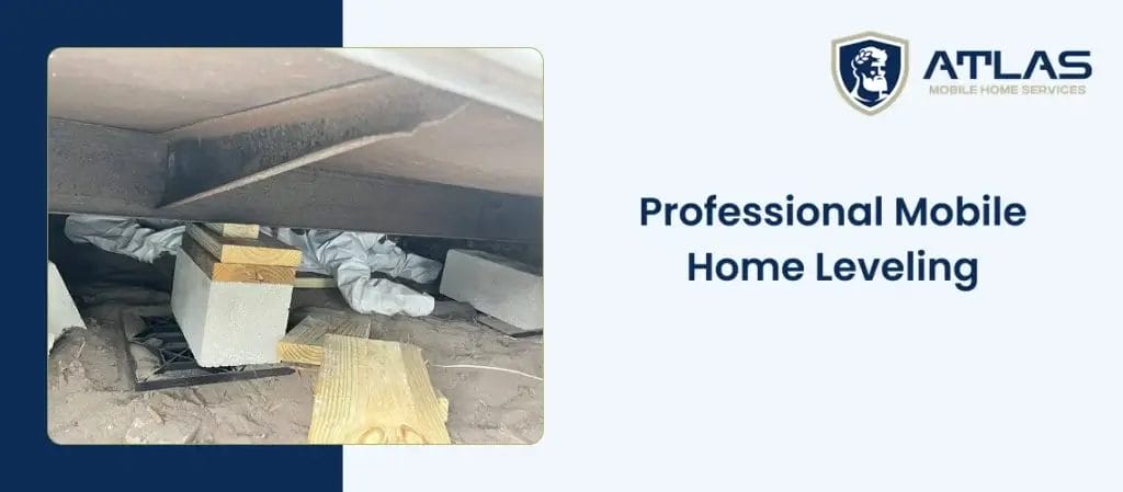 Atlas Mobile Home Services provides professional mobile home leveling in Florida